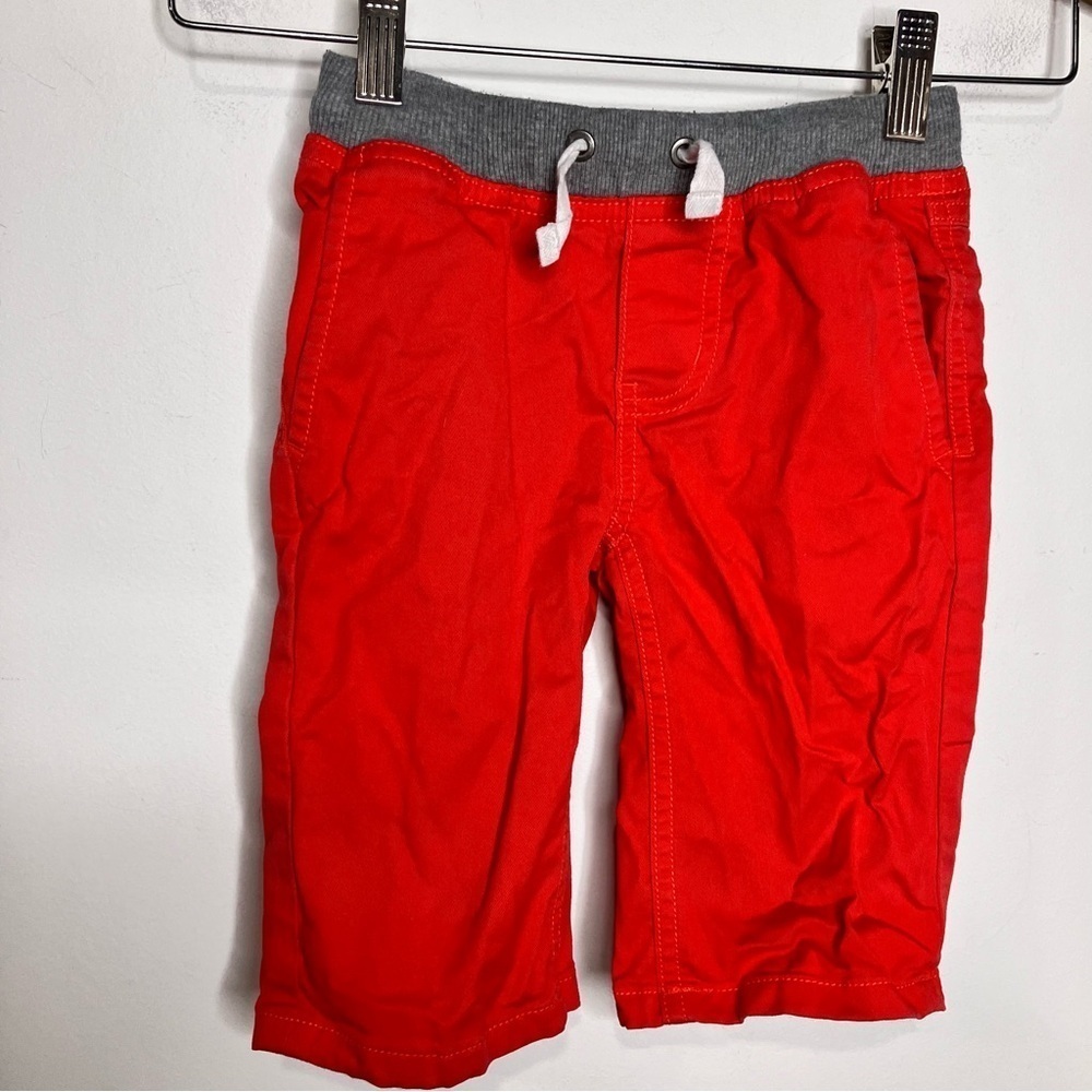 Hanna Andersson‎ red long pull on shorts size 4